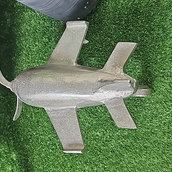 Vintage Old Solid Cast Aluminum Art Deco Style Model - Picture 14 of 14